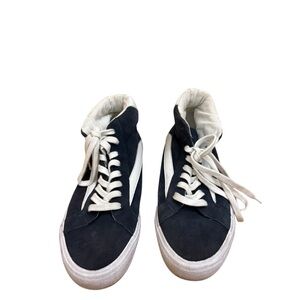 Madewell Blue and White Sneakers